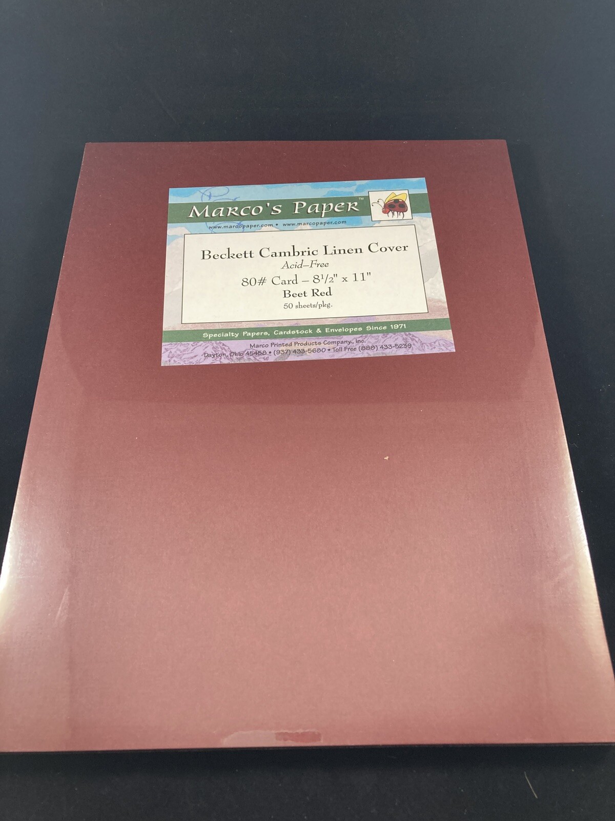 Cambric Linen Cover Paper 80#, 8.5″ x 11″ sheets-50 Sheets