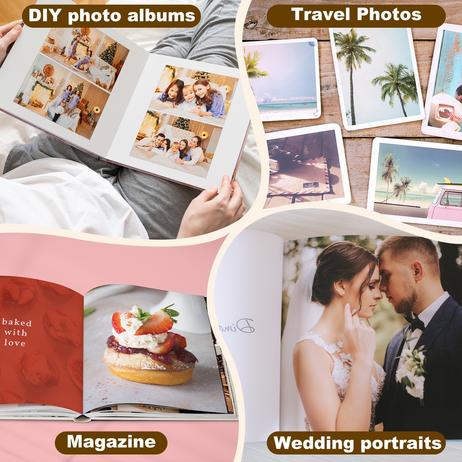 6″x4″ RC Satin Photo Paper, 50 Sheets Inkjet Photo Paper 260GSM Resin Coated