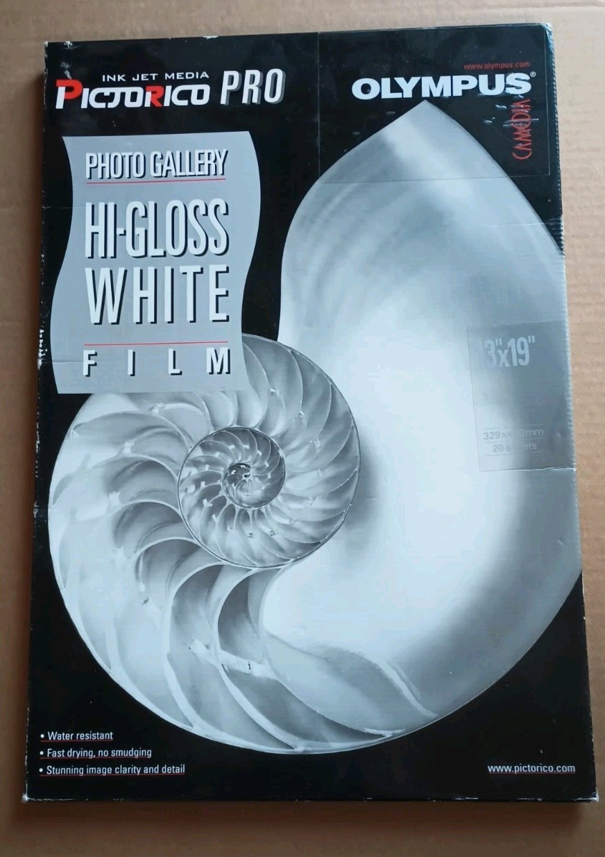 Pictorico Pro Hi-Gloss White Film for Inkjet Printing (13 x 19″) Open 12 Count