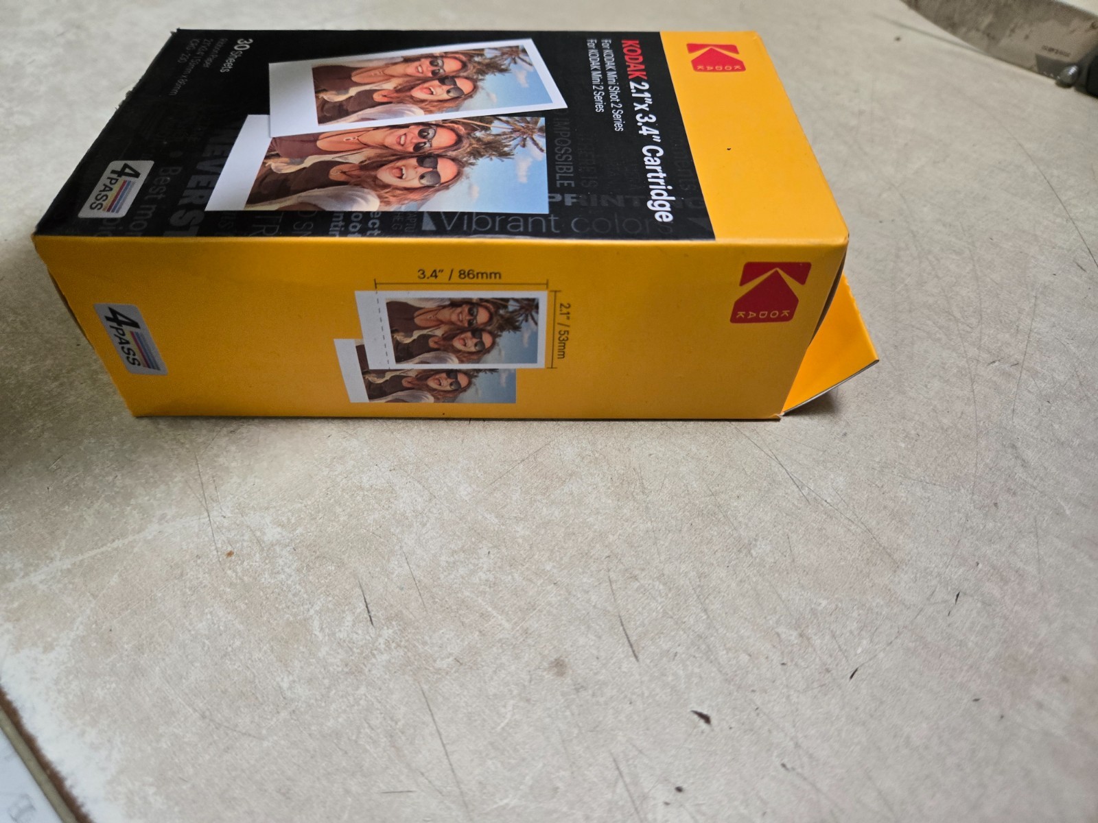 Kodak ICRG-230 Instant Cartridge Sealed! Genuine 30 sheets
