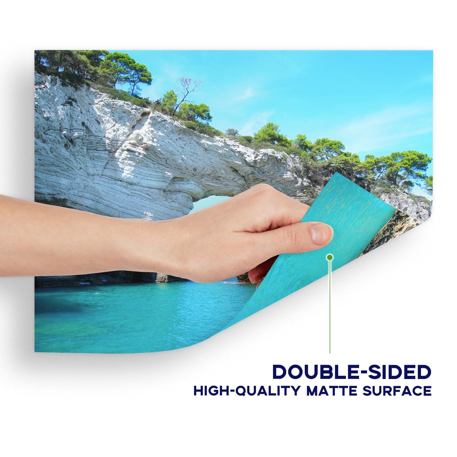 11×17 Double Sided Photo Paper Matte 200GSM/54LB Presentation Paper for Inkje…