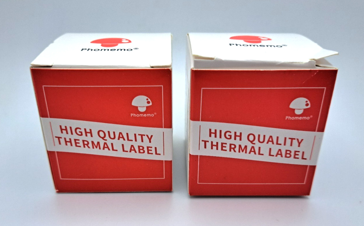 (2x ) 40×60mm White Self-Adhesive Thermal Label Sticker for Phomemo M110/M200