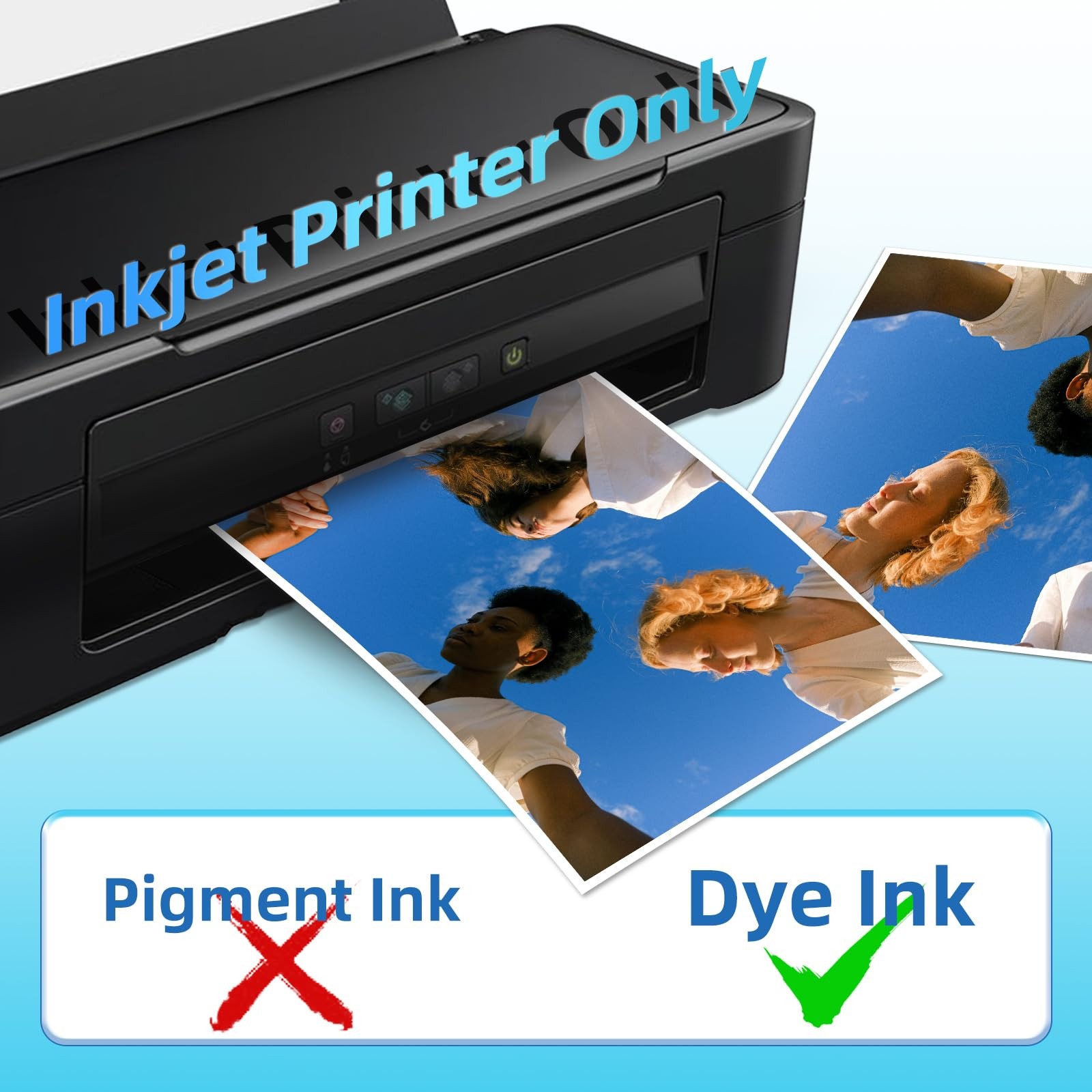 Uinkit 30 Sheets Pintable Transparency Film Acetate Clear Sheets for Crafts