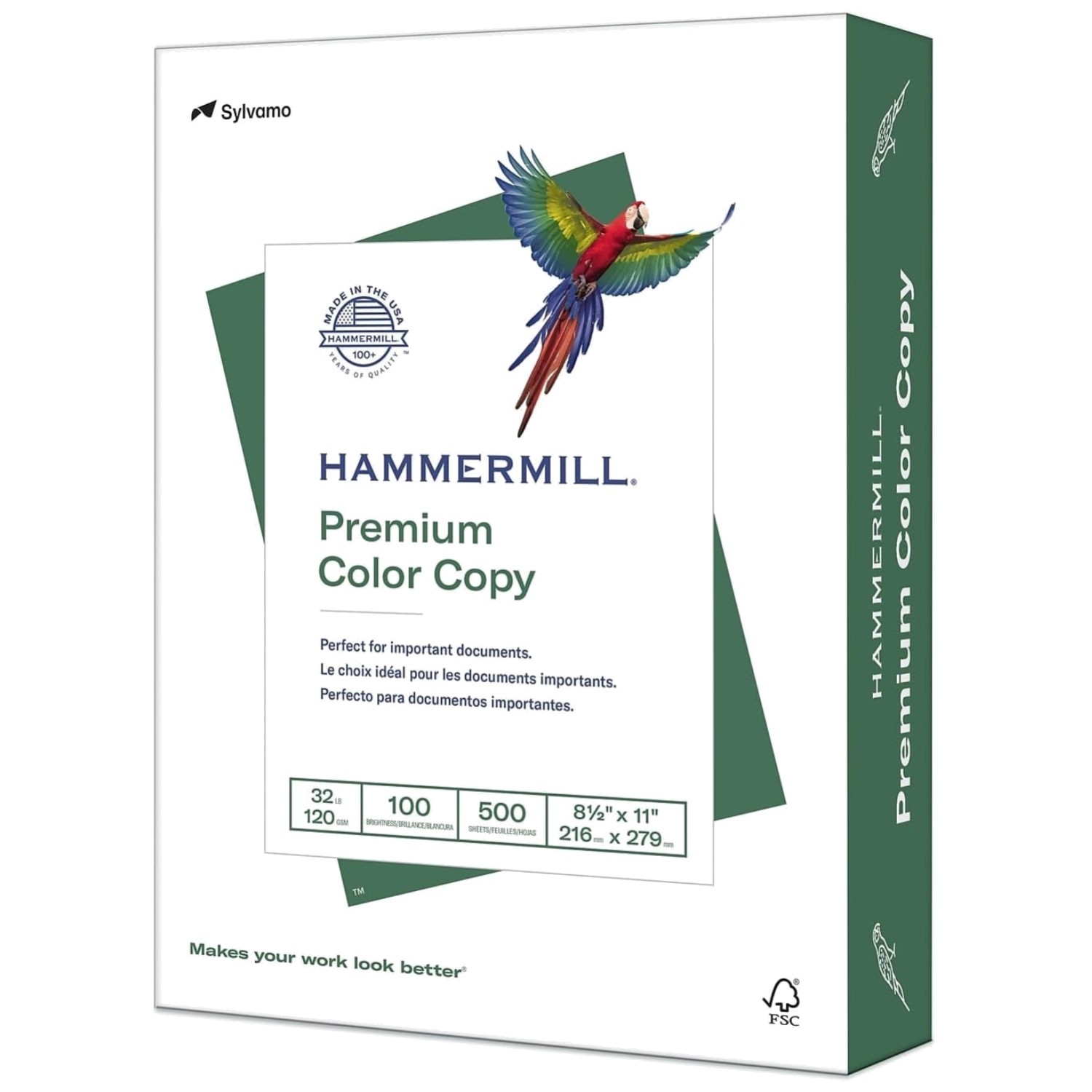 Jam-Free 32lb Copy Paper – Color, 8.5×11, 500 Sheets
