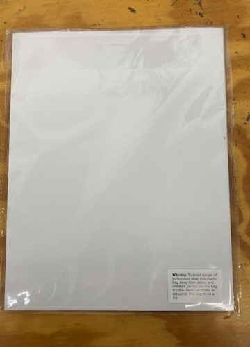 8.5×11″ 20 Clear Printable Vinyl-glossy Sticker A4 Waterproof for Inkjet Printer