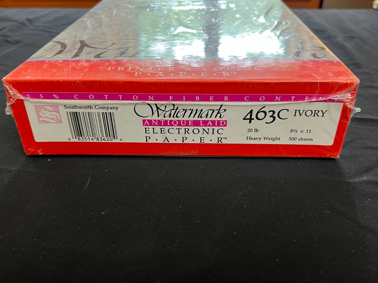 Southworth Paper 8.5×11 Watermark 463C Ivory Cotton Heavyweight 20lb 500 Sheets