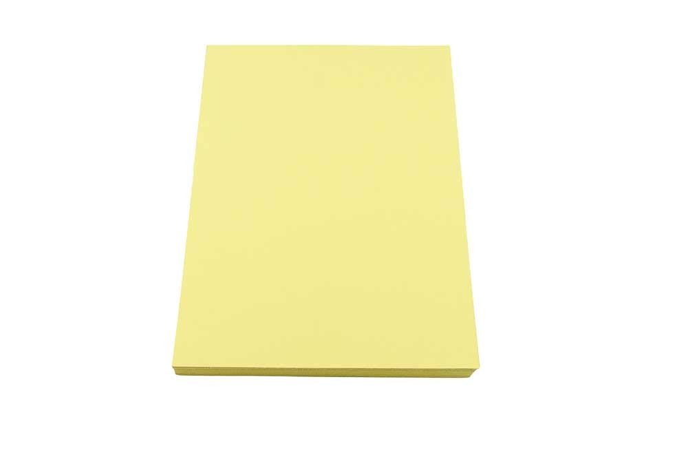 House of & Paper A4 220gsm Coloured Card – Yellow 100 Count Sheets