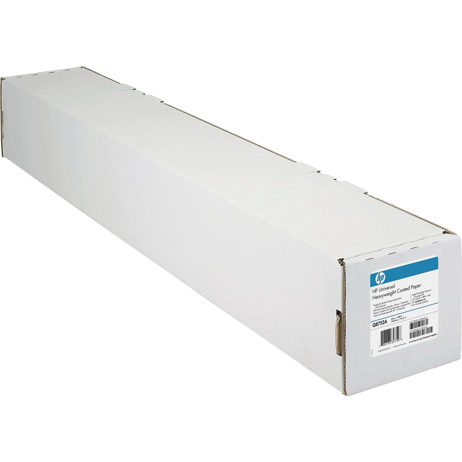HP Inkjet Print Coated Paper A1 24″x150ft Glossy Matte 1Roll Bright White C6019B