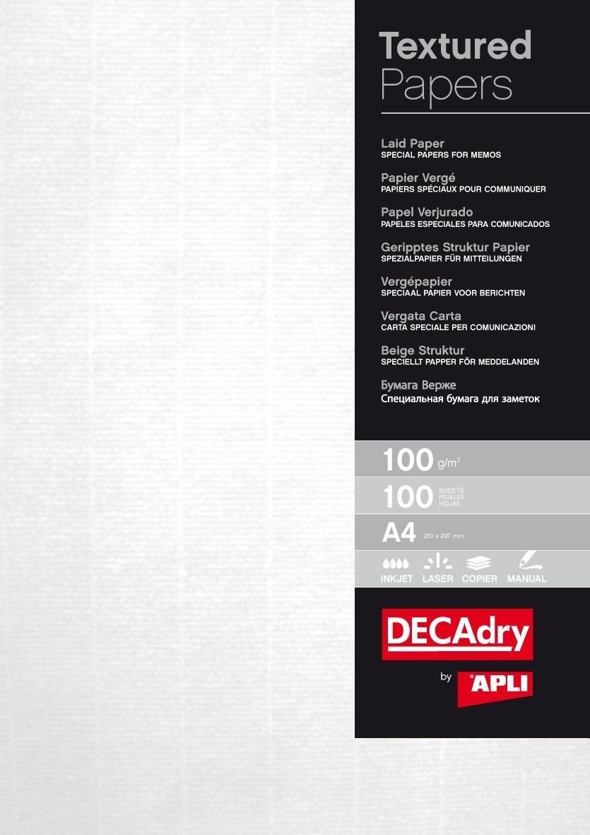 Paper 100 gsm, White, 100 Sheets/A4