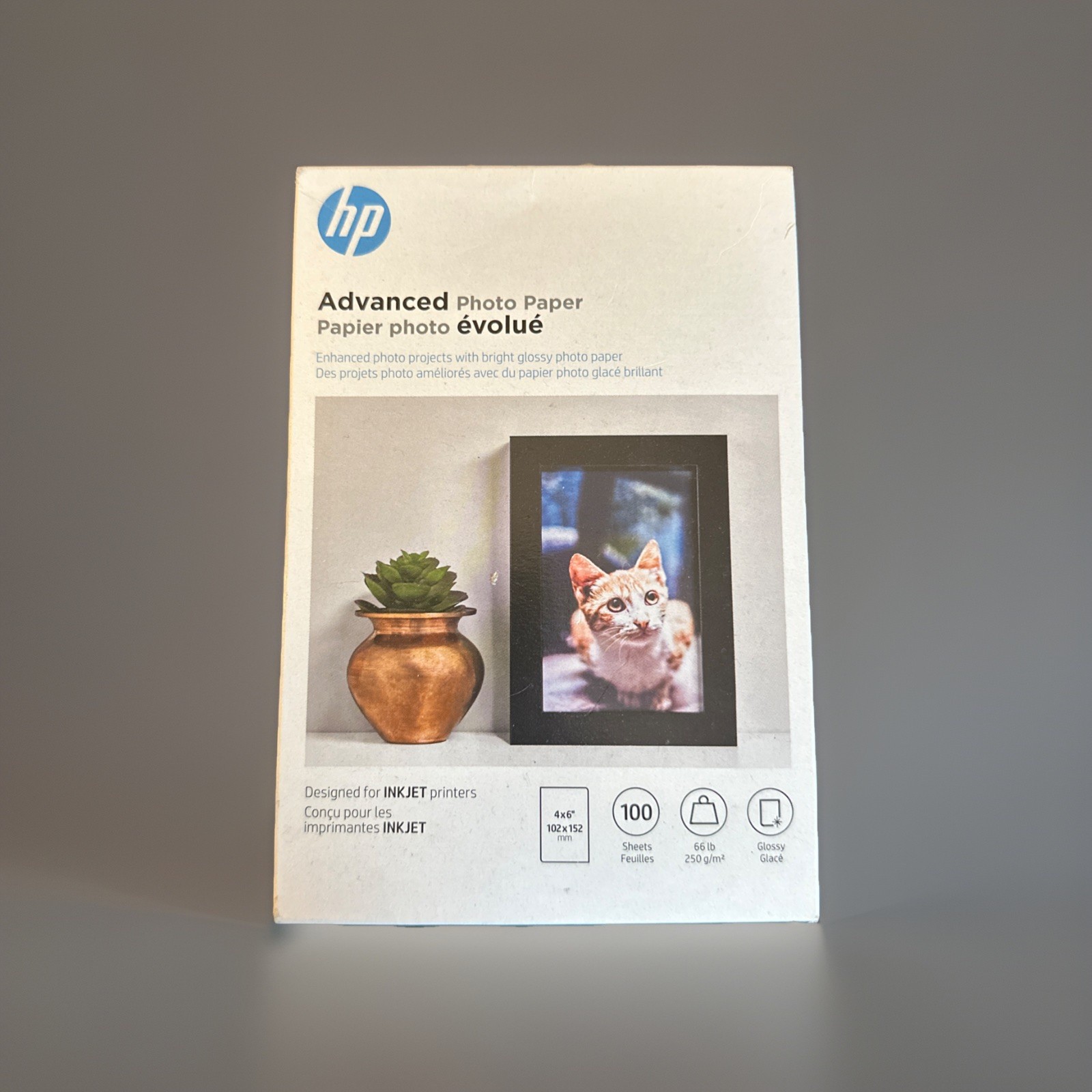 Hewlett Packard Q6638A 4 x 6 inch Glossy Printer Paper – 100 Sheets