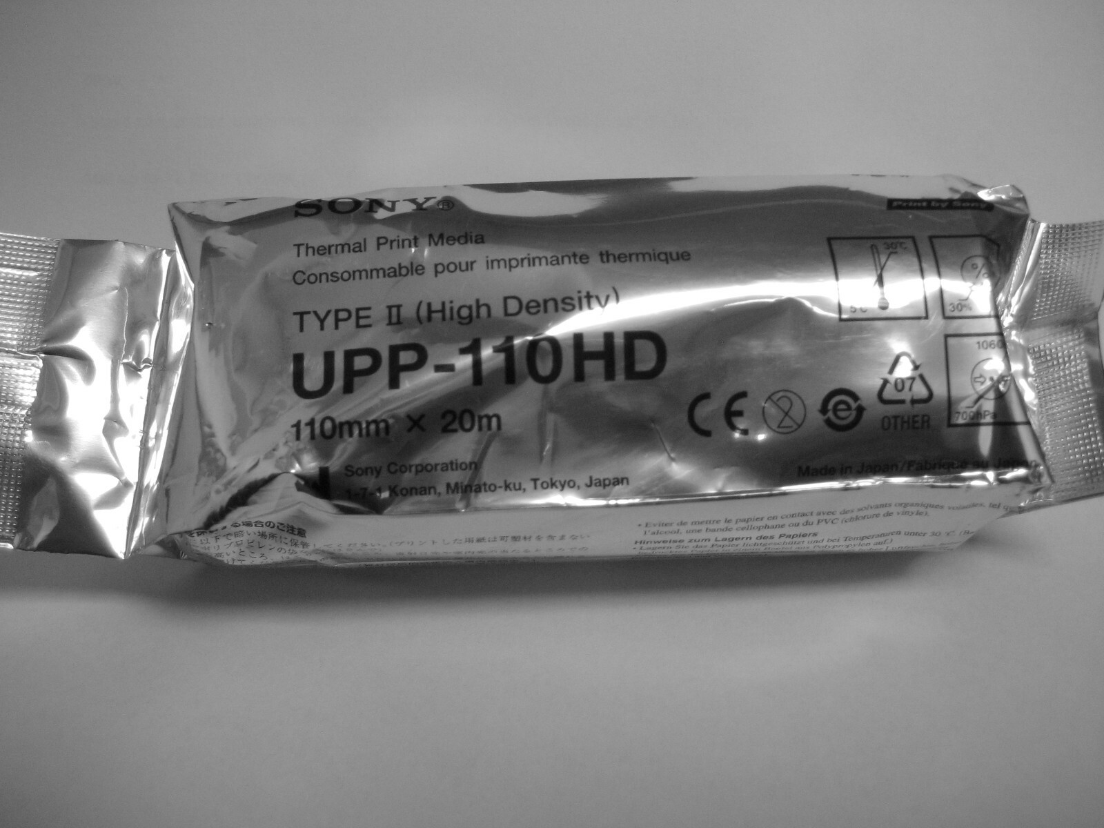 Sony Brand UPP110HD High Density Printing Paper