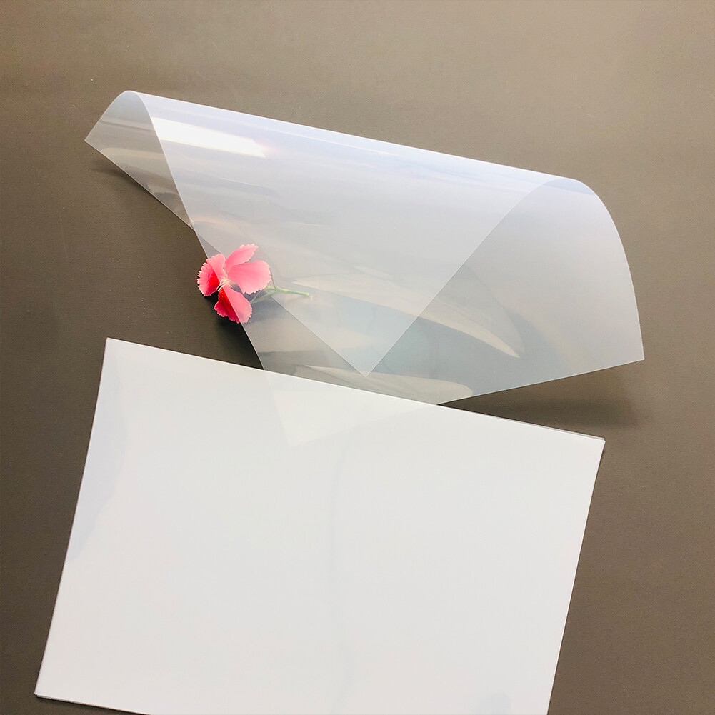 11″x17″，Waterproof Quick Dry Milky Inkjet Transparency Positive Film，75 Sheets