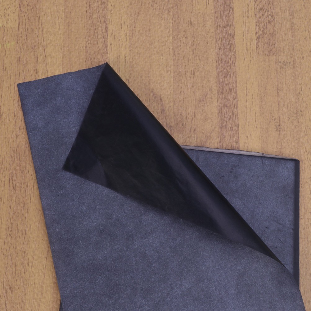100Pcs Graphite Carbon Paper Black for Precise Transfer on Paper Wood Canvas