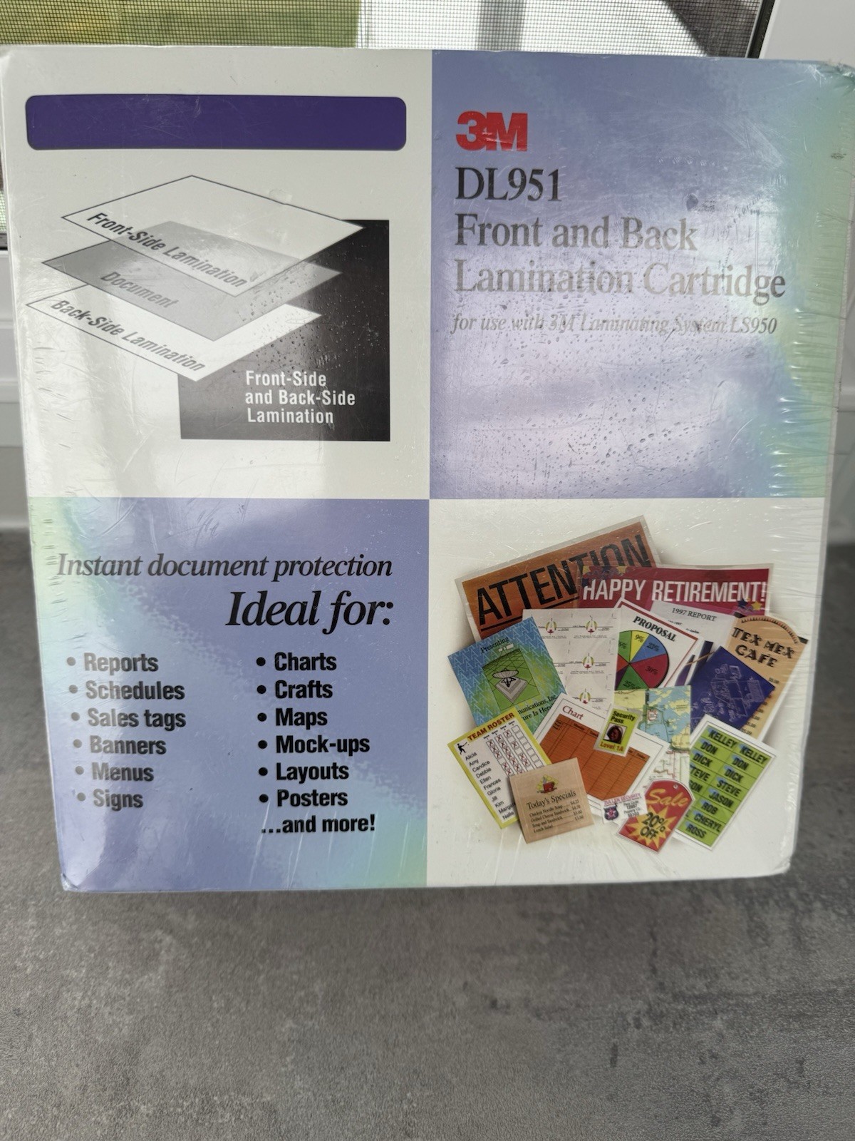 3M DL951 Front & Back Lamination Cartridge Brand New. FREE SHIPPING!
