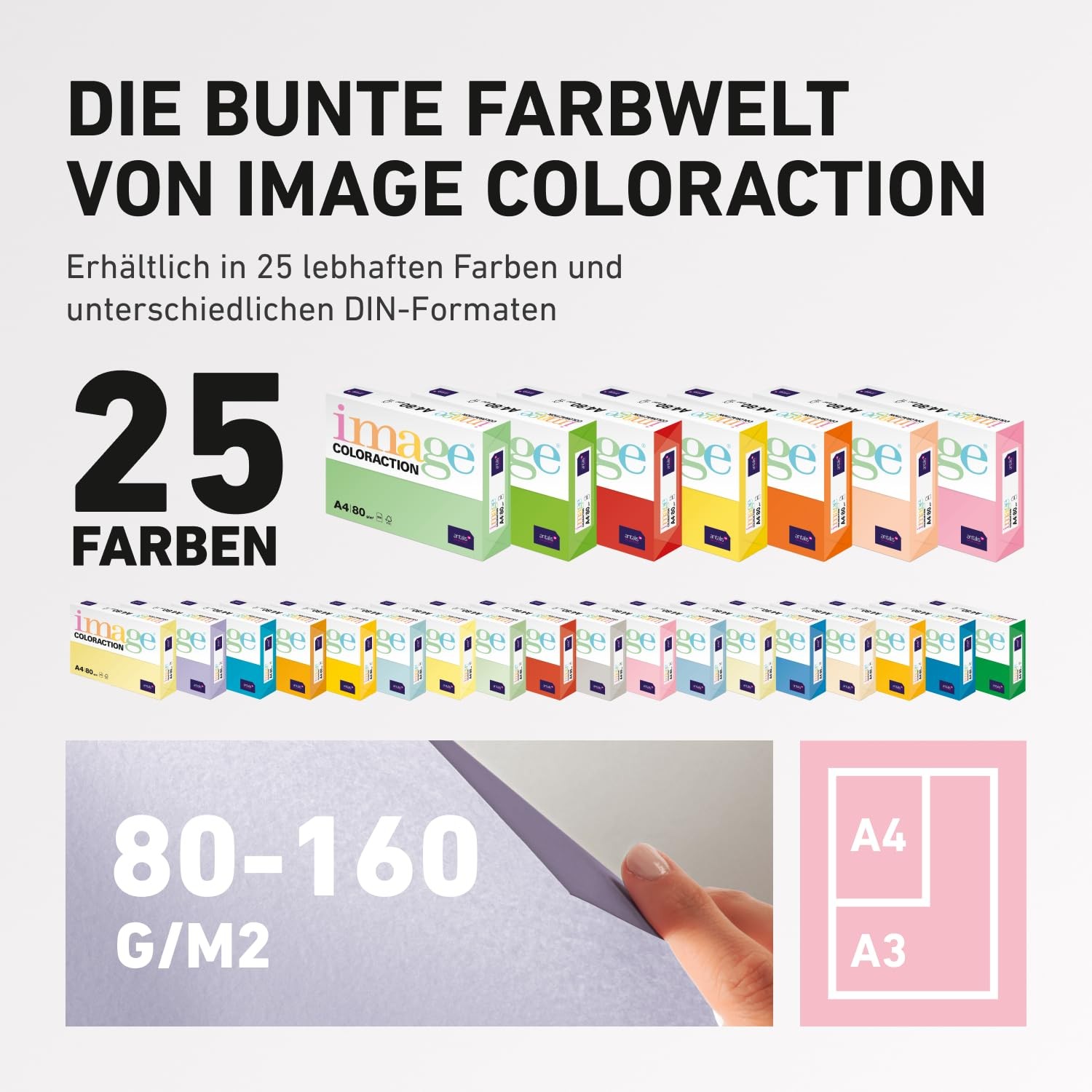 Image Coloraction Savana Coloured Copy Paper A4, 210 x 297mm, 120g/…