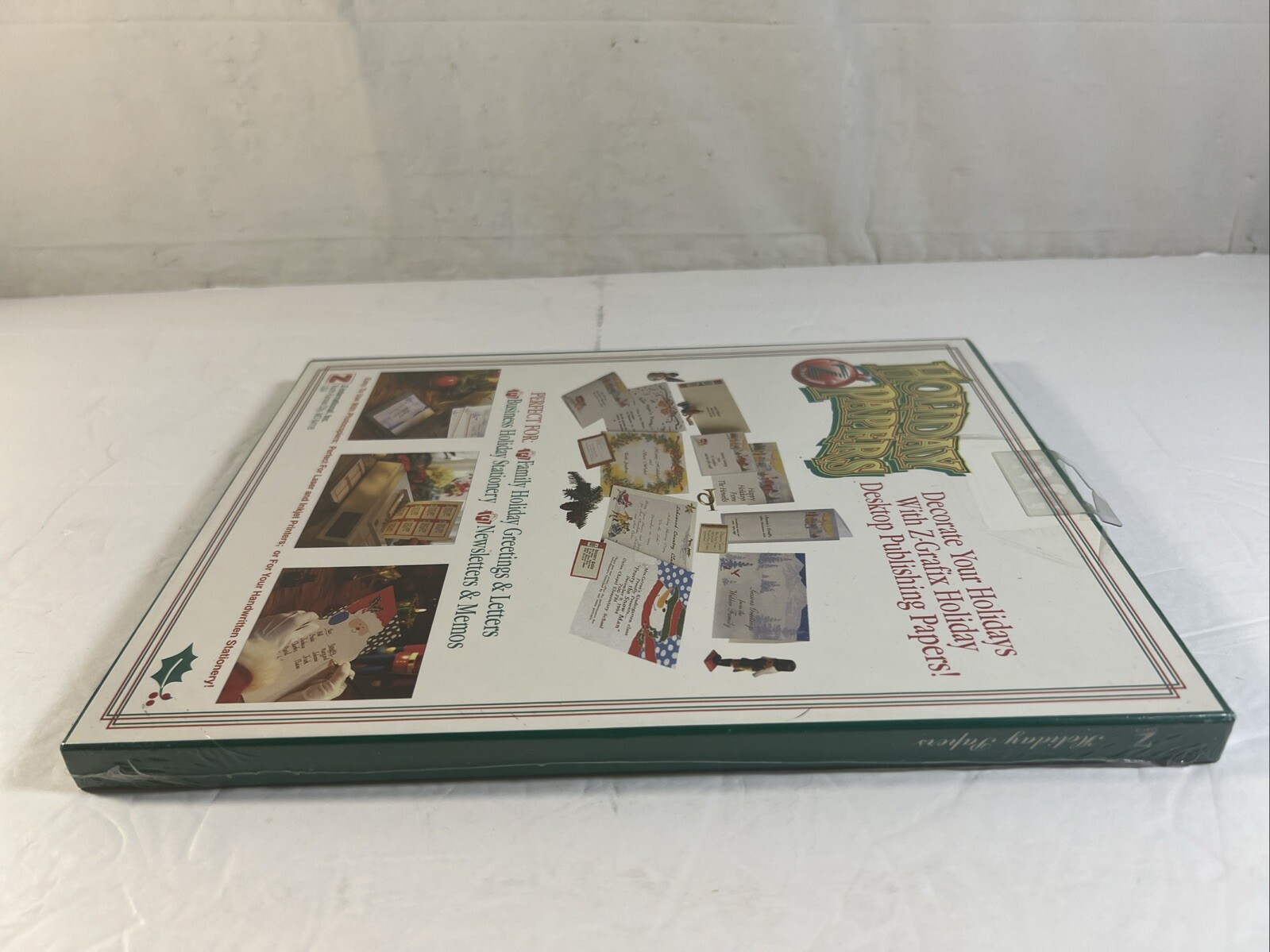 Vintage Z GRAFIX~100 Sheets 8.5″x11″ HOLIDAY PAPERS for LASER & INJET Peace