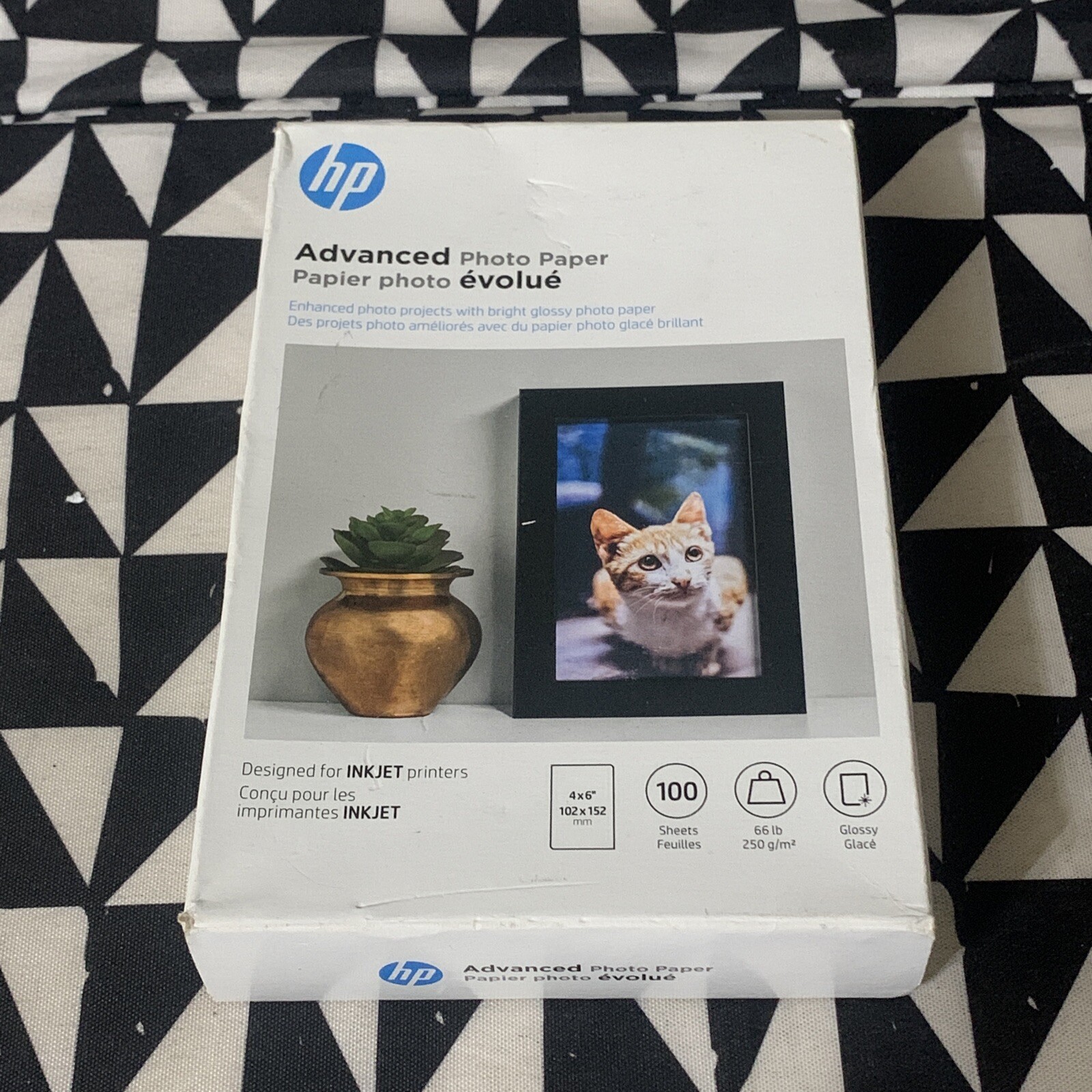 Hewlett Packard Q6638A 4 x 6 inch Glossy Printer Paper – 100 Sheets