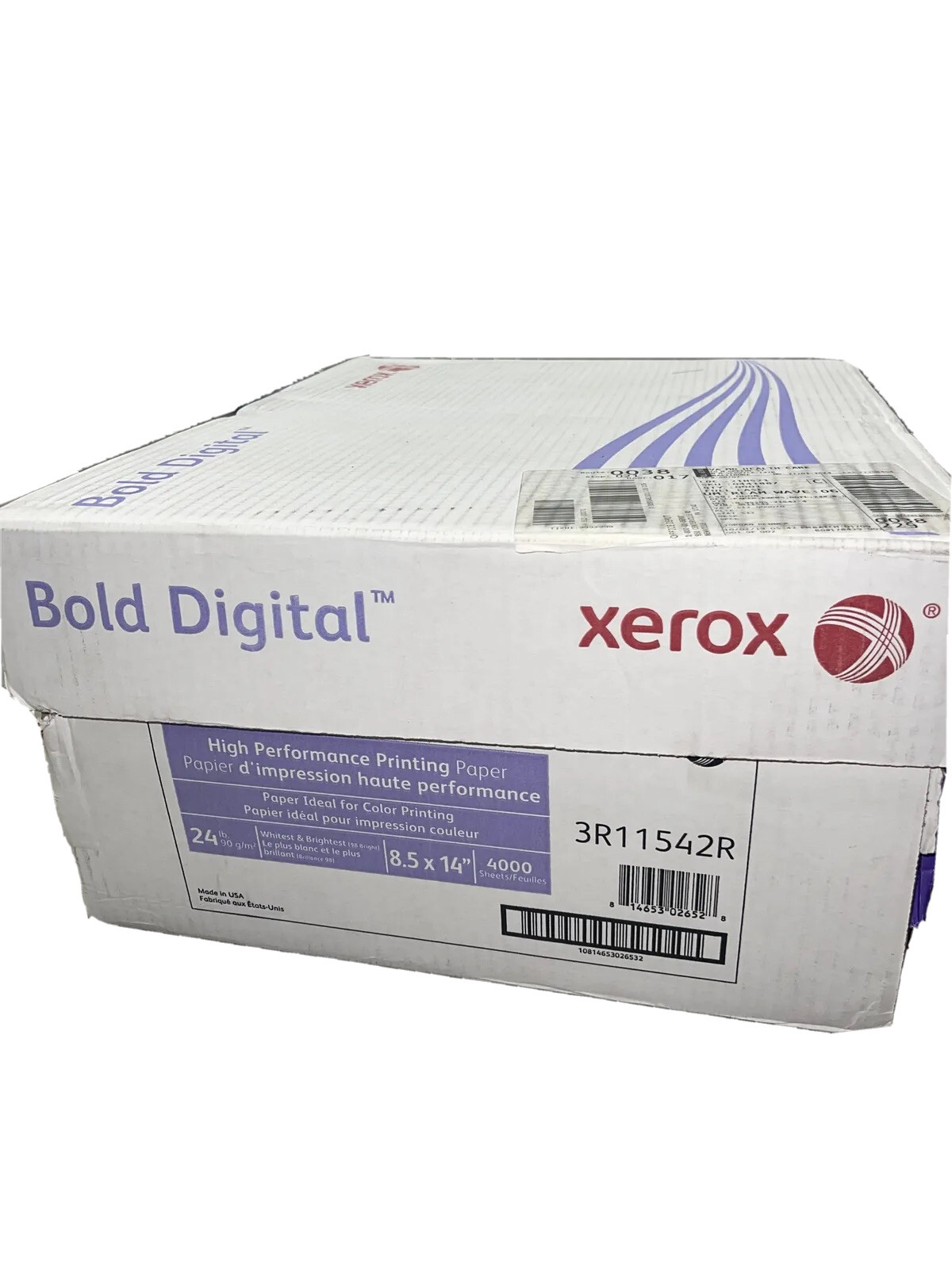 Bold Digital Printing Paper 98 Bright 24Lb 8.5 X 14 White 500 Sheets/Ream 8