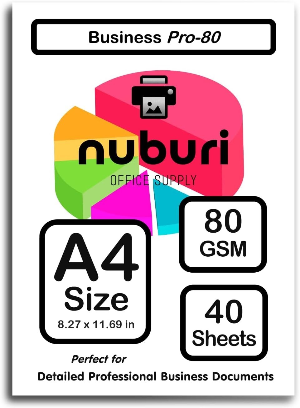 A4 Printer Paper – 80 GSM, Precision Cut, Ideal for Color & B&W Prints