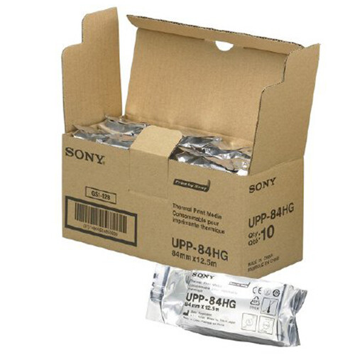 SONY UPP-84HG Premium Thermal Printer Paper – Genuine SONY – Box of 10 Rolls
