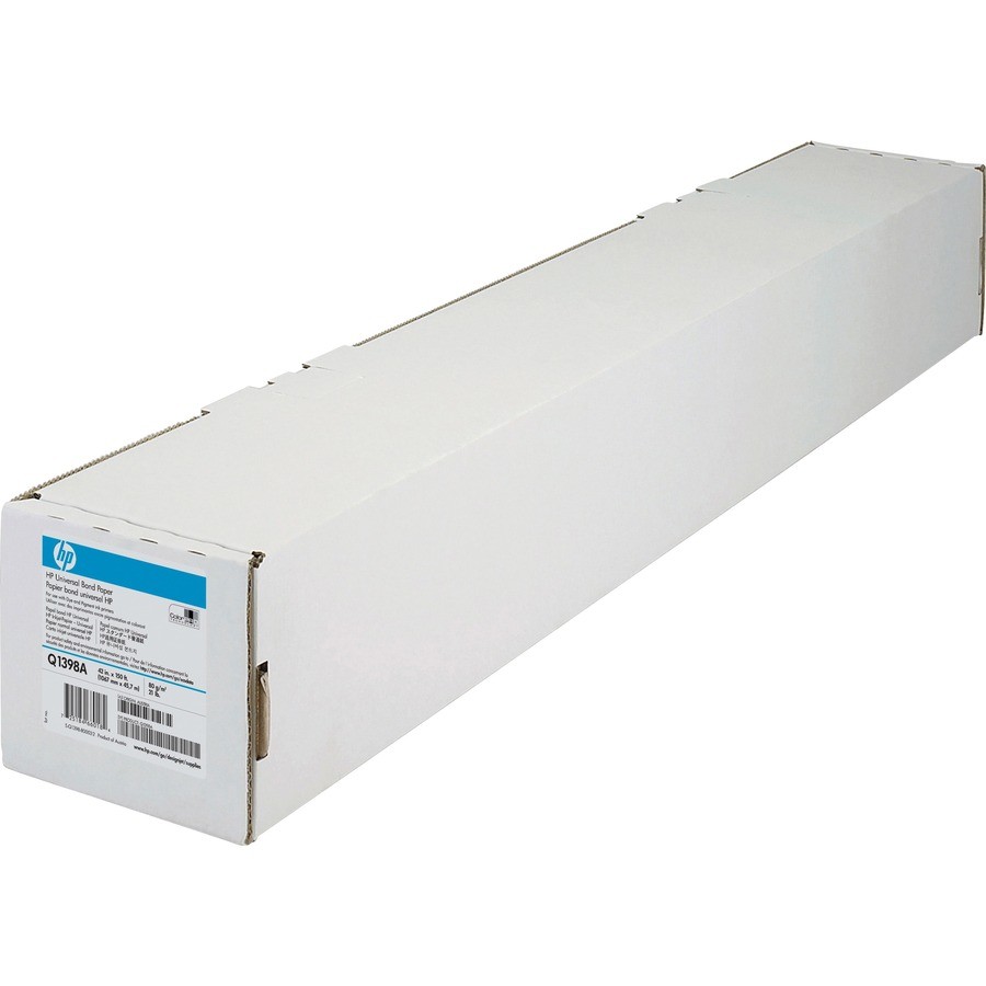 HP Universal Inkjet Print Bond Paper 42″x150 ft Matte 110 Brightenss White