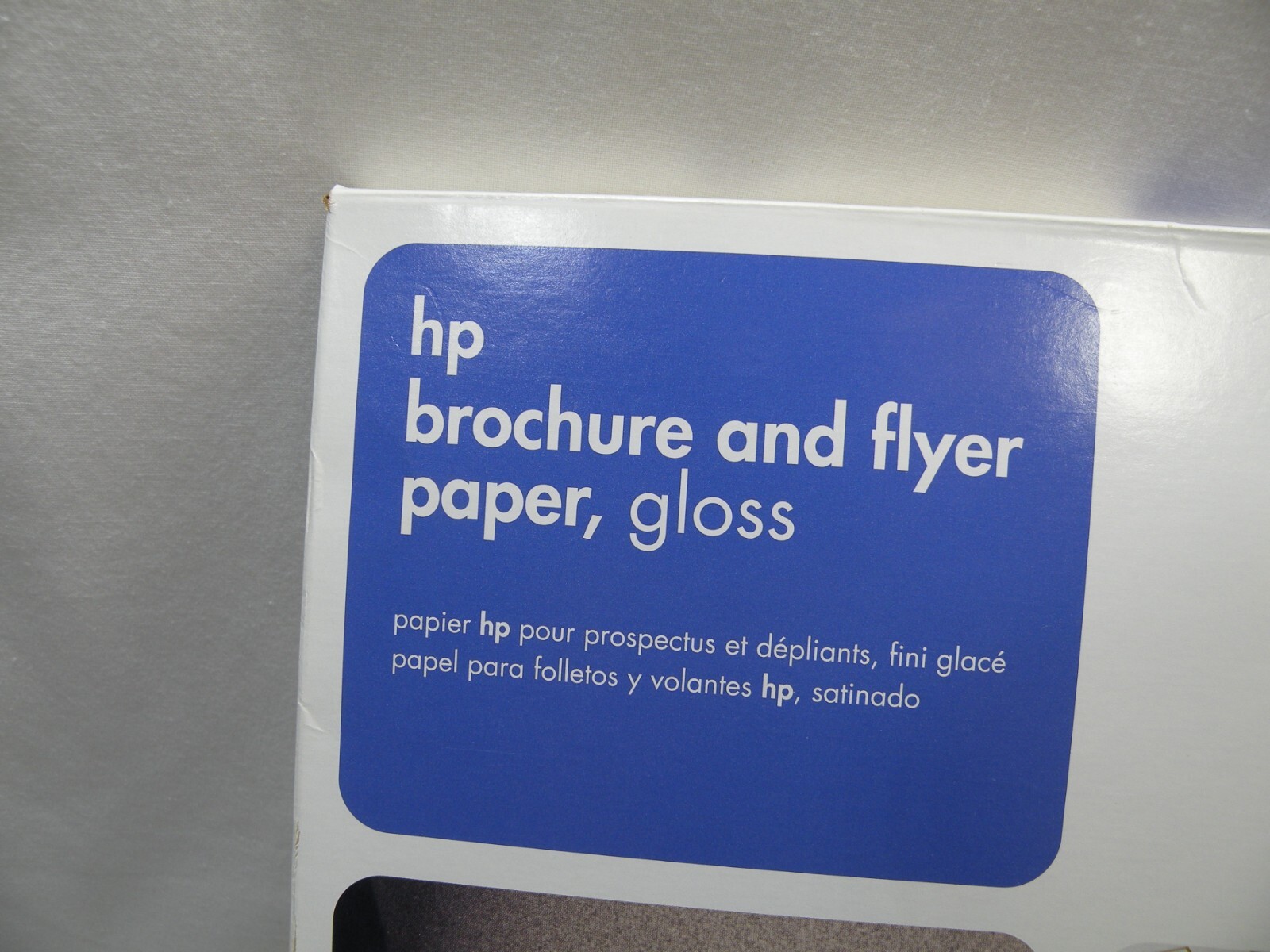 Five HP C6817A, Brochure Flyer Paper 8.5″ x 11″, 44 lb Glossy, 50 sheets Inkjet