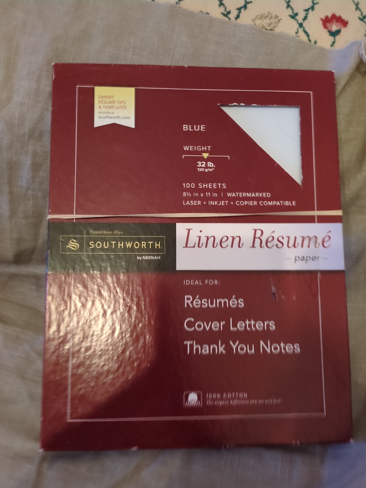 Southworth Premium Copy & Multipurpose Linen Blue 32 Lb