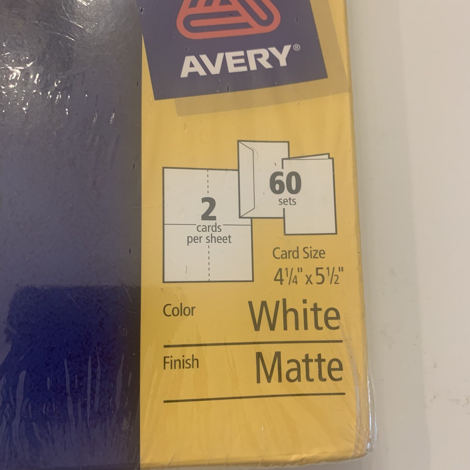 Avery Matte White Postcard Paper Sheets 5.5″ x 4.25″ 60 Card Count #8315