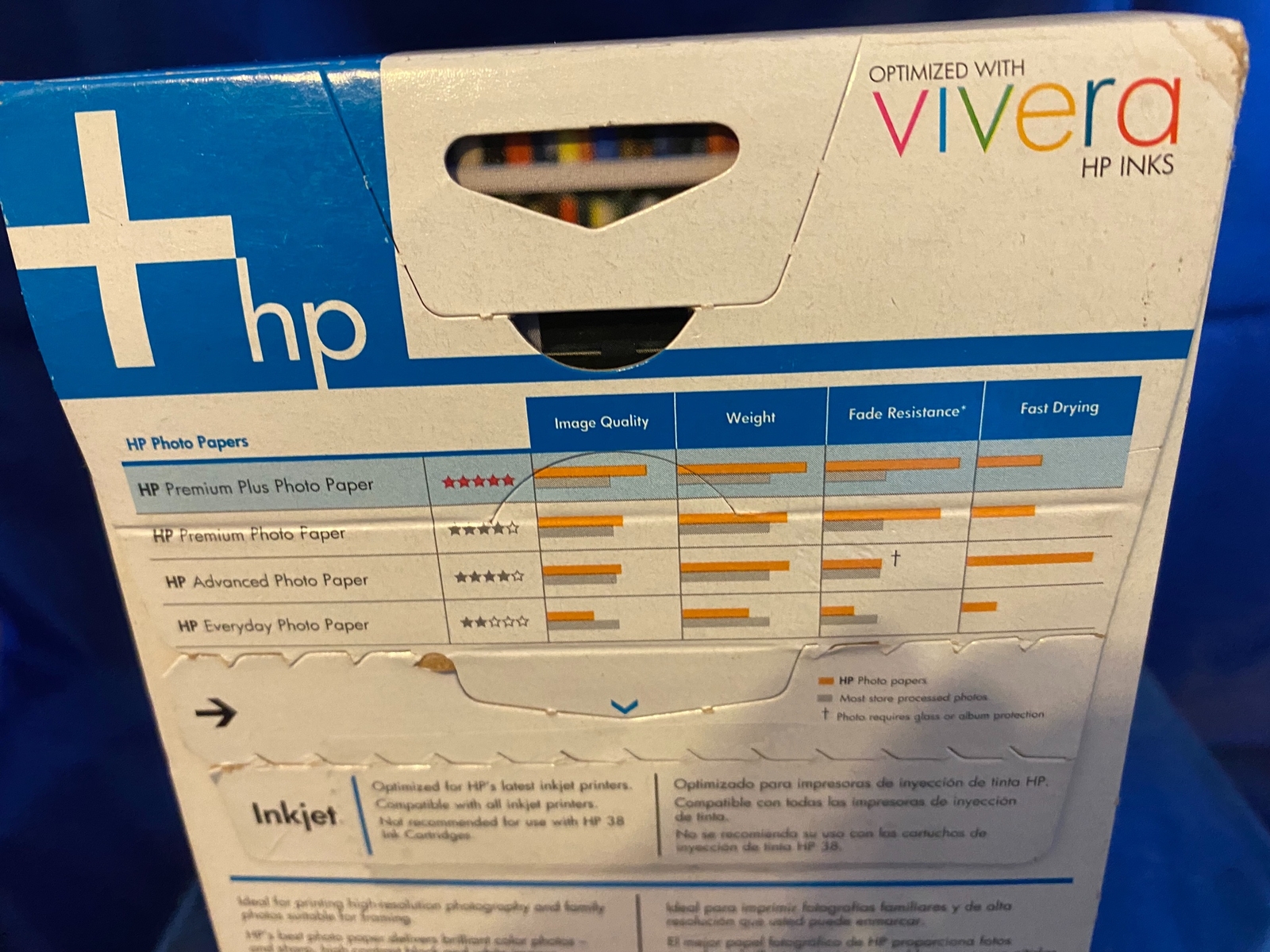 100 4 X 6 HP Premium Plus Photo Paper Sheets New In Box High Gloss