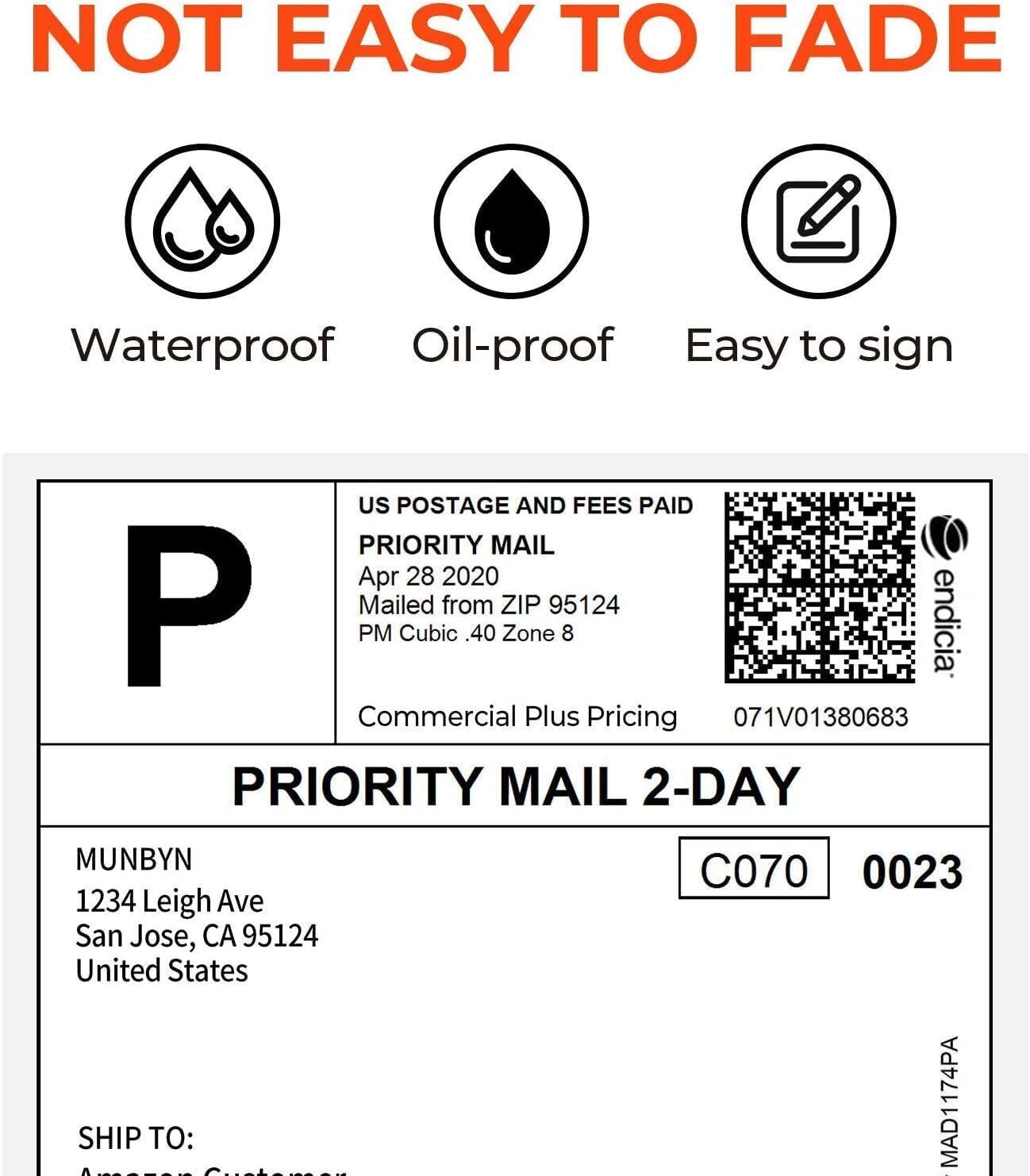 Thermal Direct Shipping Label (Pack of 500 4×6 Per Labels) – Commercial Grade