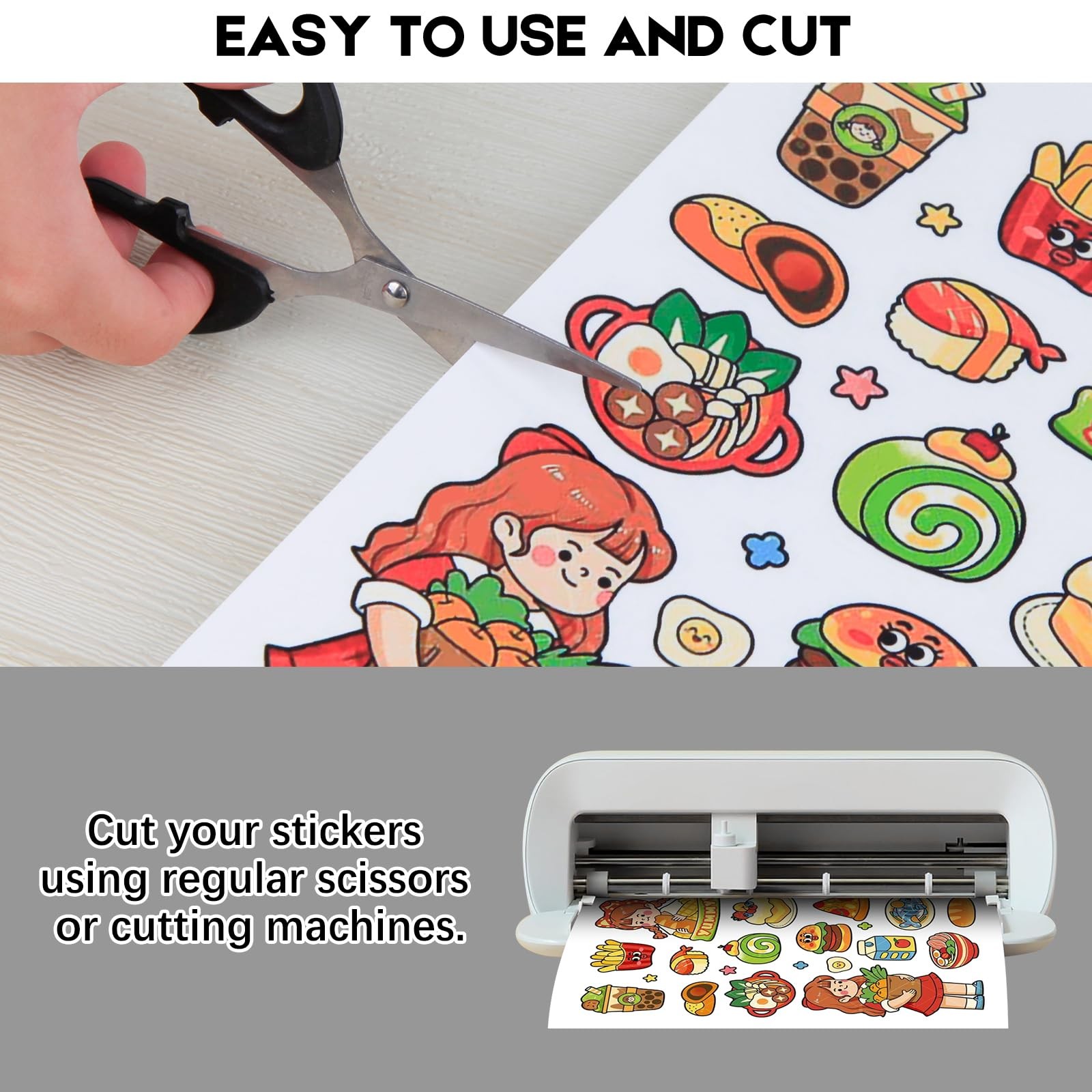 Inkjet Clear Sticker Paper Waterproof 30 Sheets