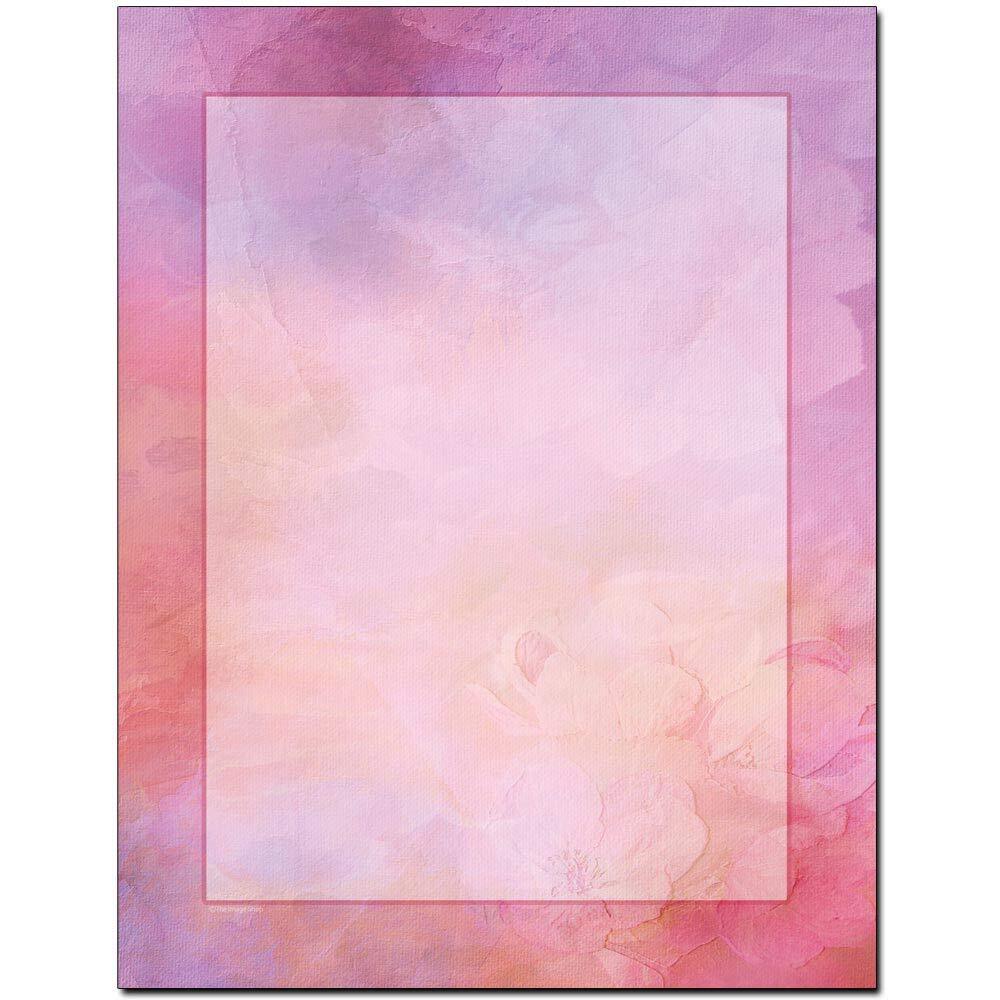 Pretty In Pink Letterhead Laser & Inkjet Printer Paper 25 Sheets