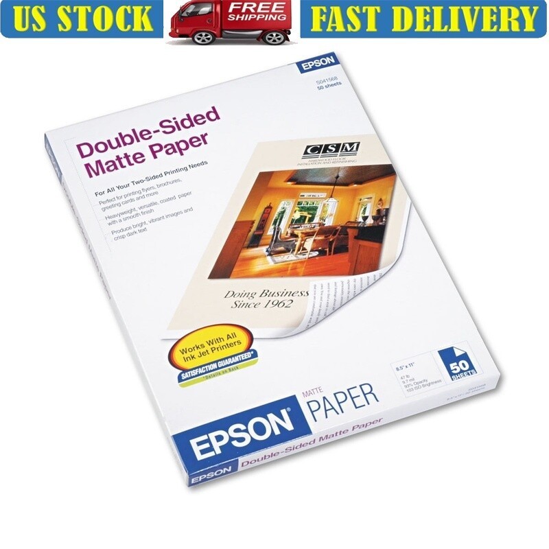 Heavyweight Premium Presentation Paper Matte Double-Sided Card Stock 50 Sheets