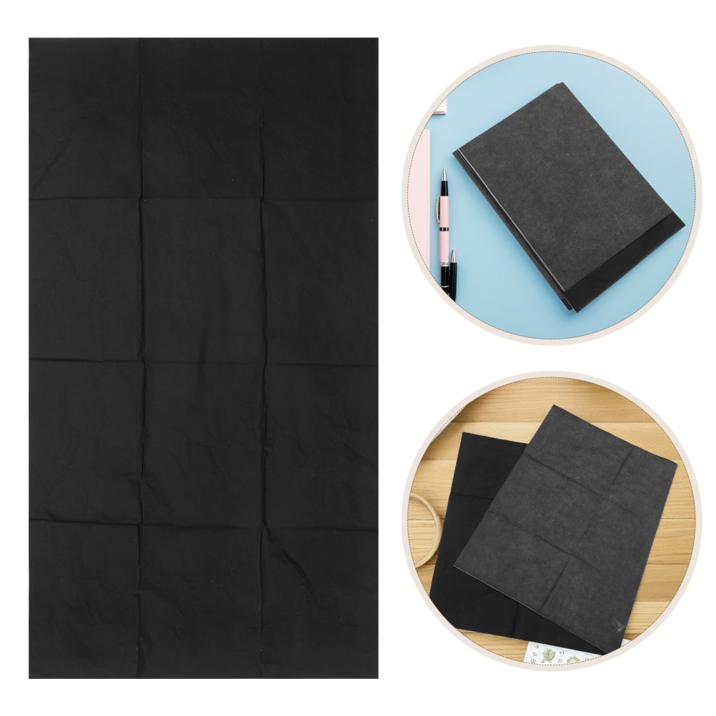 2 Pcs Black Carbon Paper Papers for Tracing Calligraphy Transfer
