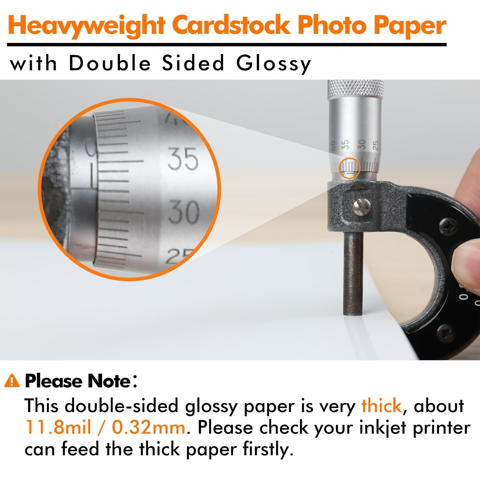 Koala Thick Photo Paper 8.5×11 Inches Heavyweight Double Sided High Glossy 10…