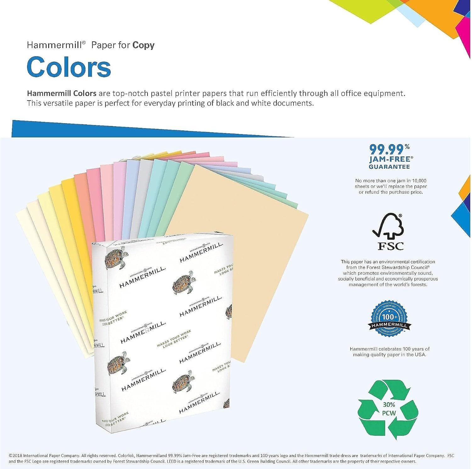 Dependable Lilac Printer Paper, 500 Sheets – Smooth Finish, Eco-Friendly