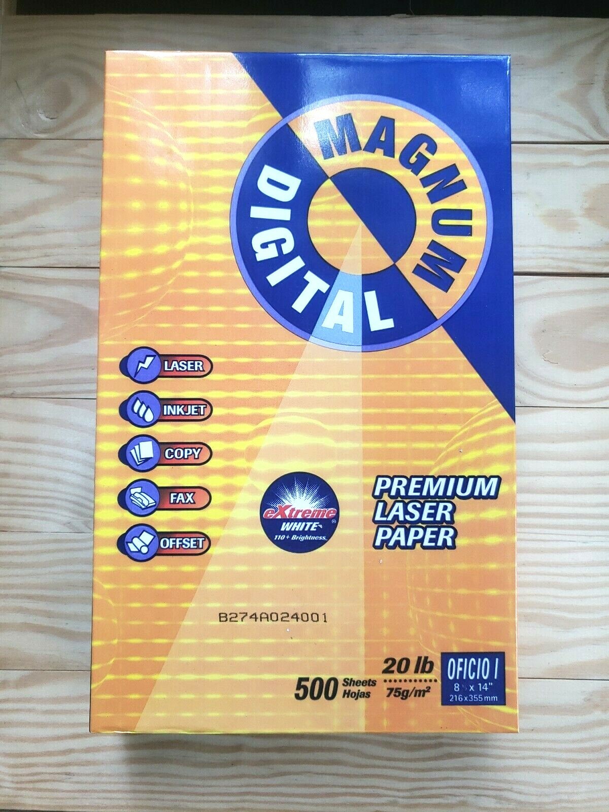 NEW Magnum Digital Extreme White Laser Copier Paper 8×14