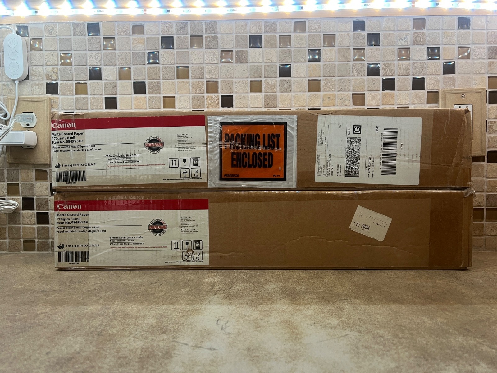 Canon USA 0849V349 170 gsm, 24″ x 100 feet, Roll Matte Coated Paper