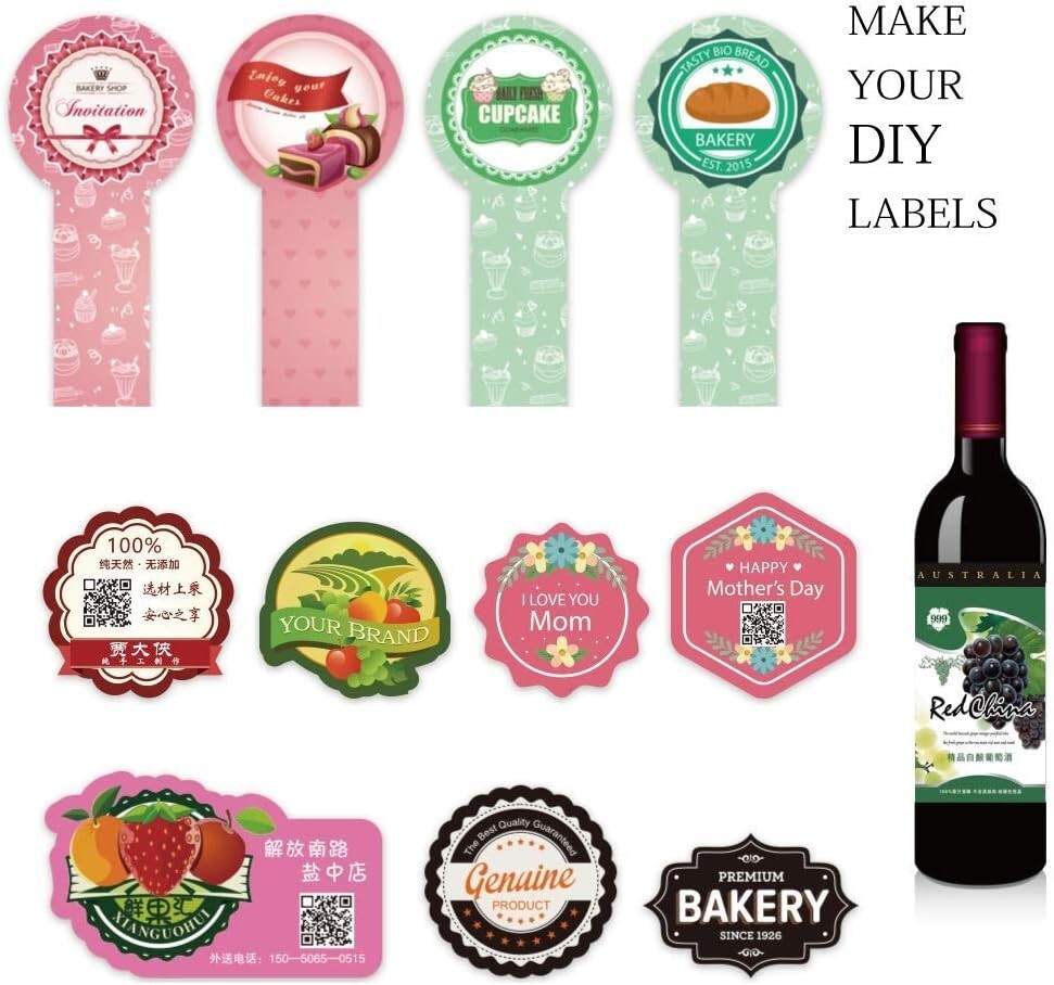 White Vinyl Glossy Self Adhesive A4 Sticker Paper/Label for Inkjet & laser