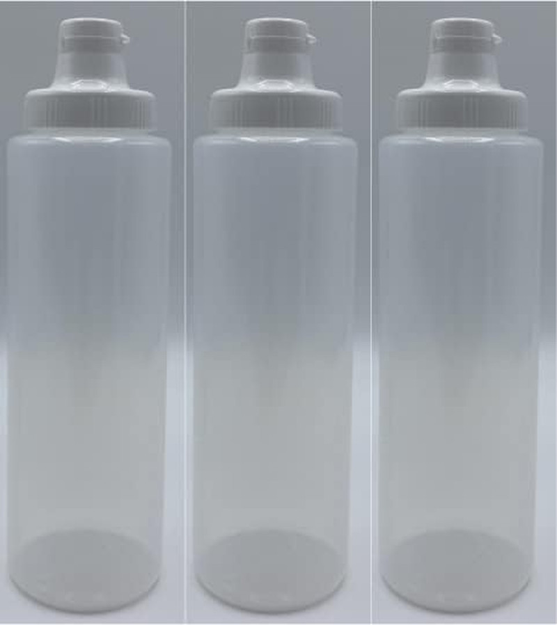 ® 250Ml Empty Ultrasound Gel Refillable Disperser Bottles, 3Pcs