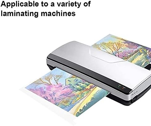 Thermal Laminating Pouches 8.9 x 11.4, 5 Mil Thickness, Crystal Clear Finish,