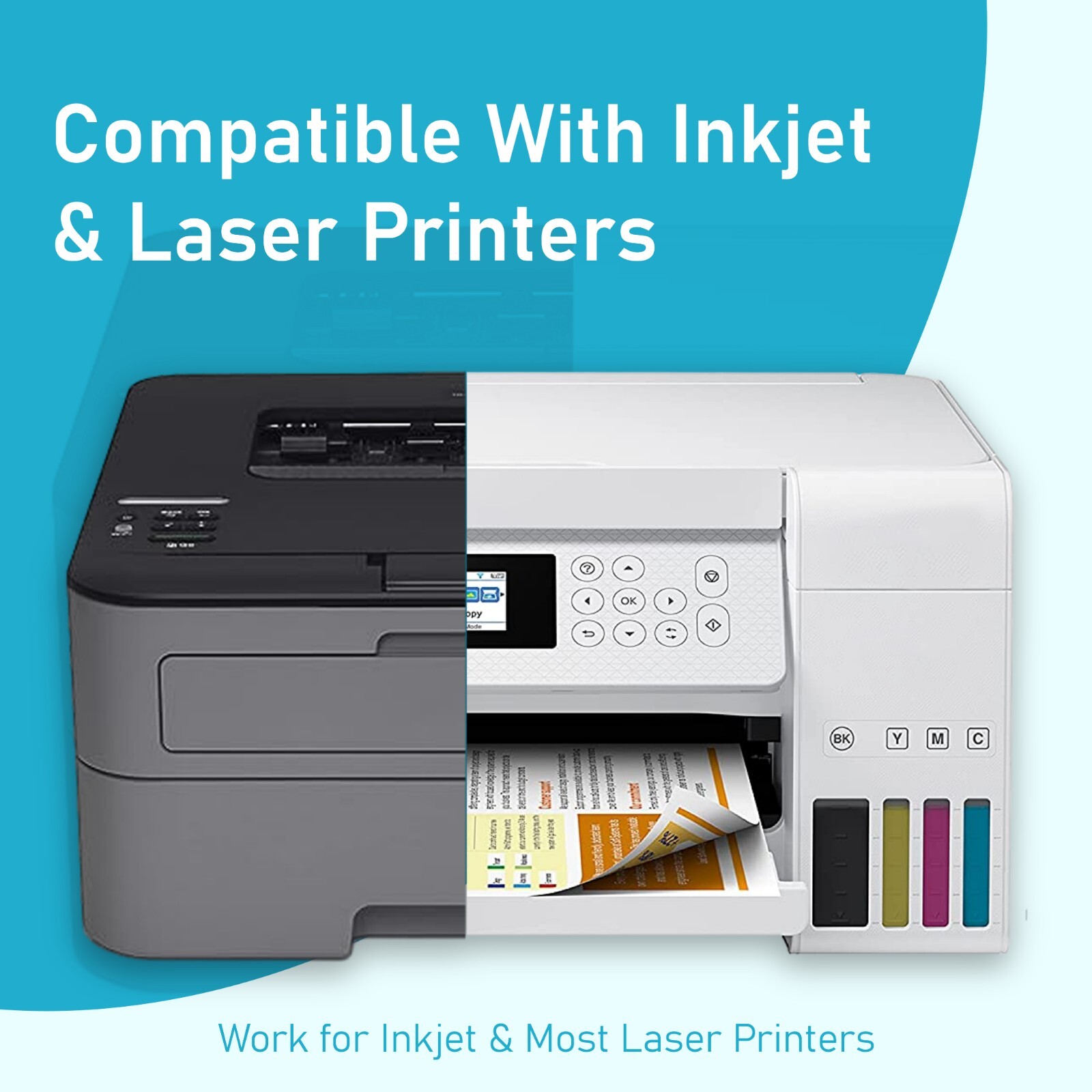 Printable Magnet Sheets Magnetic Photo Paper 8.5×11 Matte Inkjet Laser Cricut