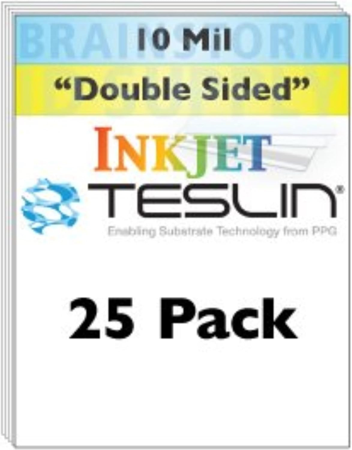 Inkjet Teslin Synthetic Paper 25 Sheets Enough Teslin for 200 ID Cards