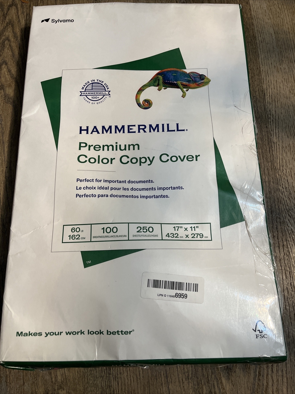 Sylvamo Hammermill Premium Color Copy Cover 250ct 17″x11″, 100 Brightness 60lb
