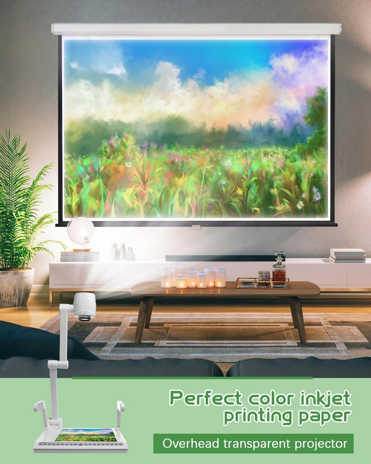 Transparency Film for Inkjet Printers 30 Sheets Paper Clear