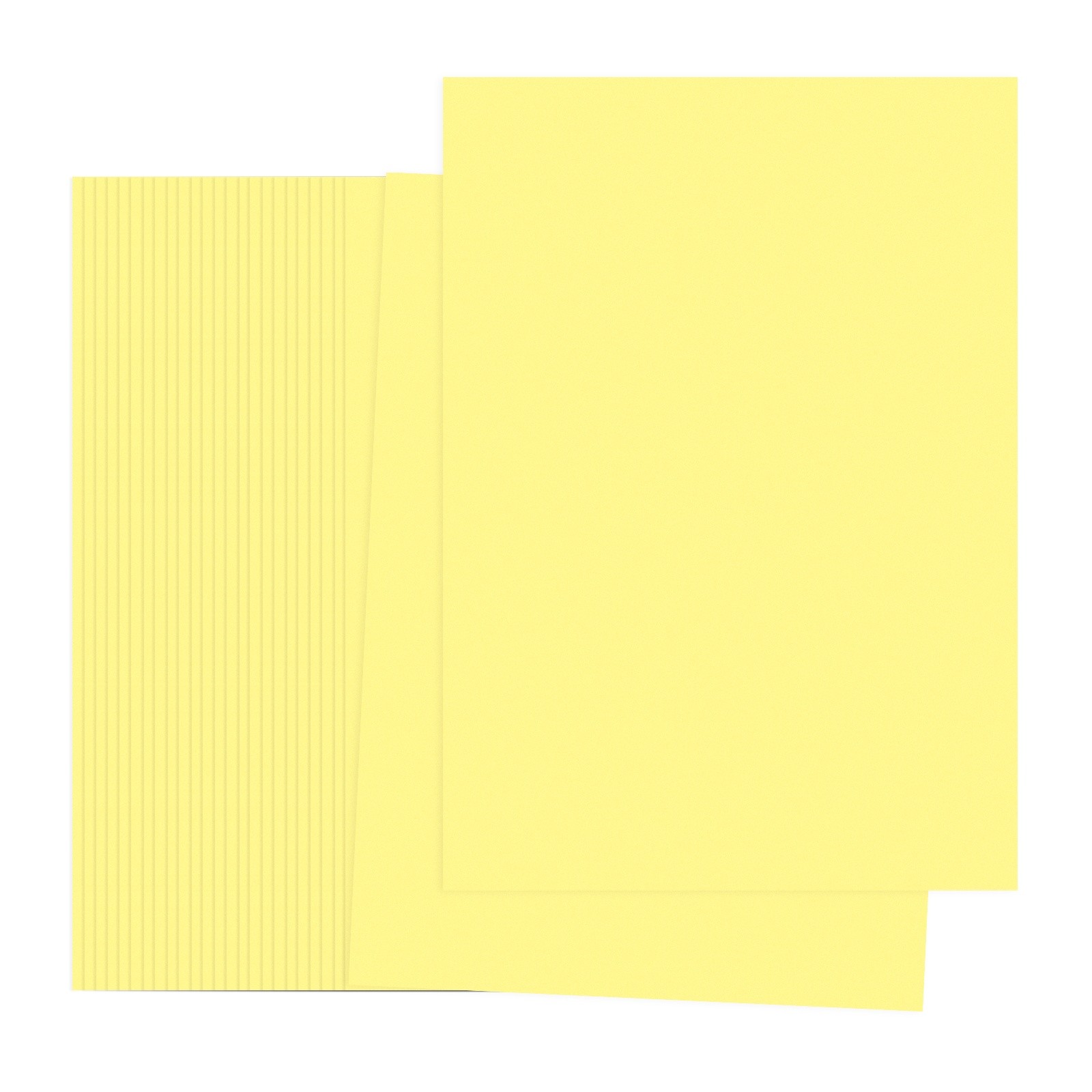 Light Yellow Color Copy Paper, 50 Sheets 8.3×5.9″ A5 70gsm
