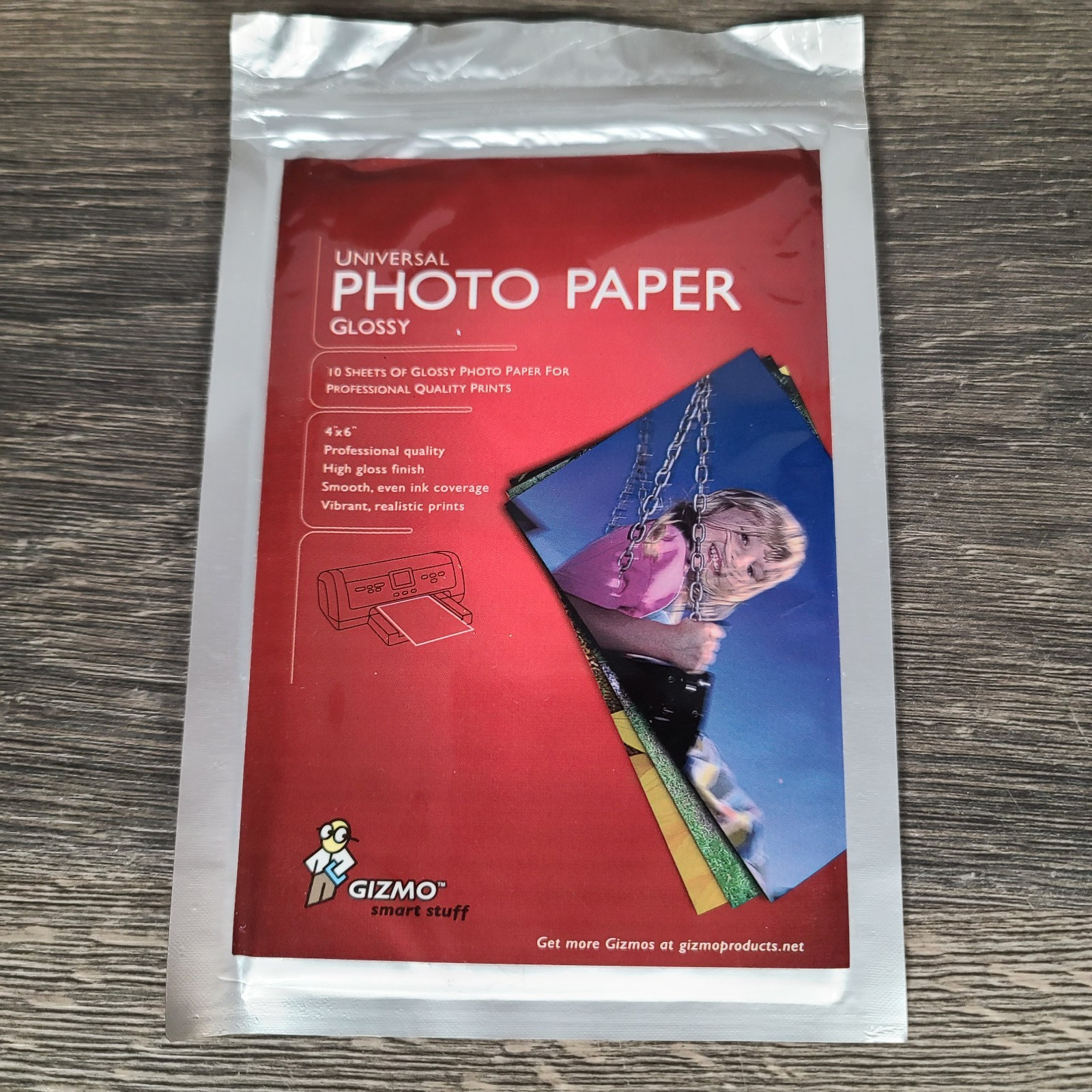 Lot of 2 Inkjet Photo Paper 4×6 Glossy Paper-1 Sealed Staples and 1 Open HP Box