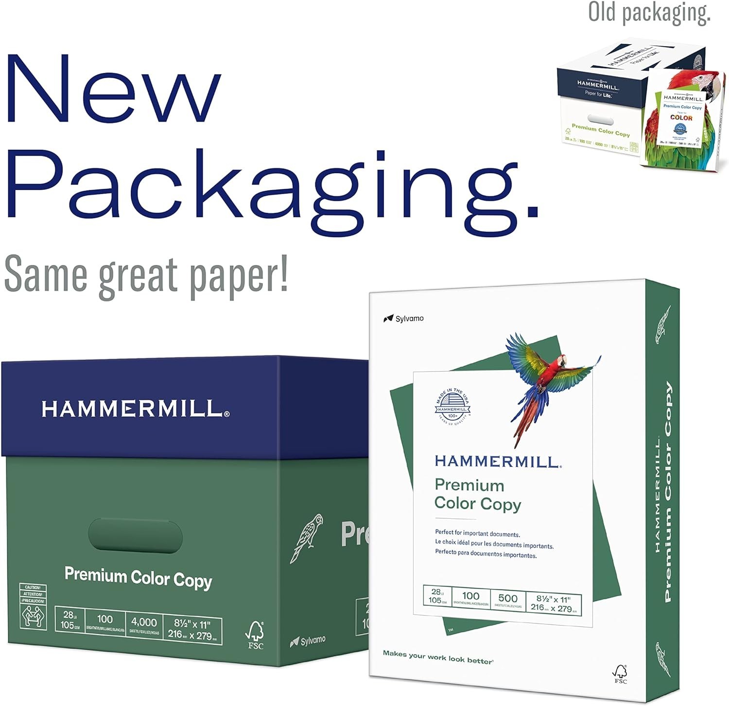 32 lb Color Copy Paper 12×18 – 500 Sheets, 100 Bright, Eco-friendly