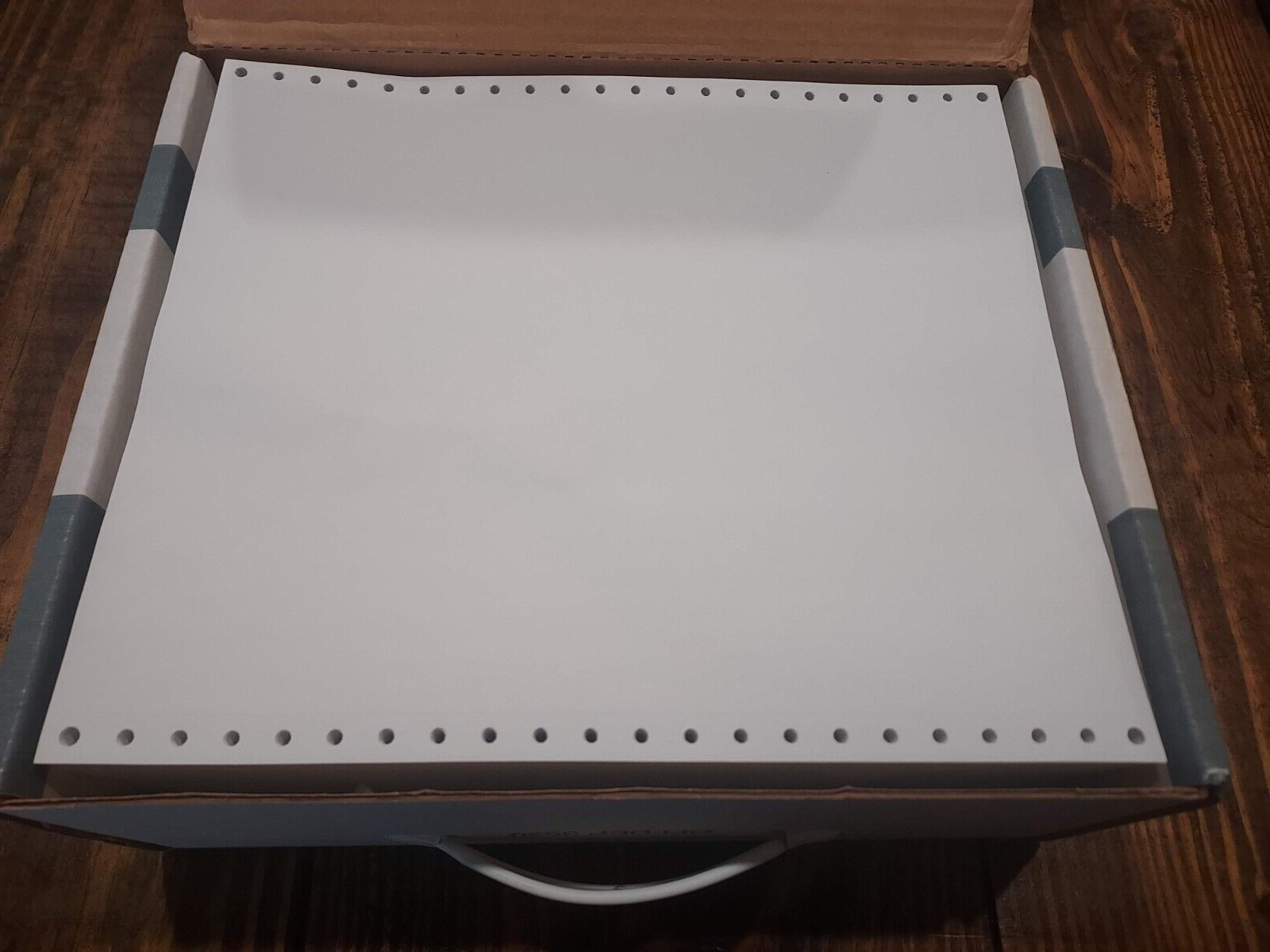 Office Choice 1000 Sheet Box Tractor Fed Clean Edge 9.5″ x 11″ Computer Paper