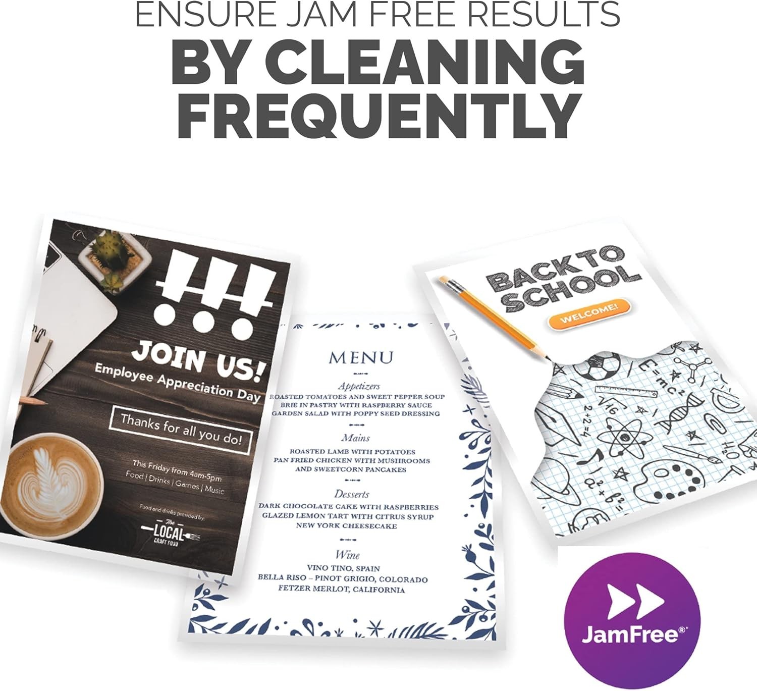 Laminator Cleaning Sheets, 10 Pack, 8.5 x 11 in